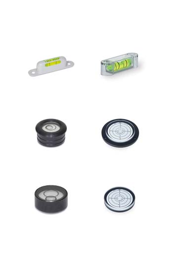 Spirit level bubbles